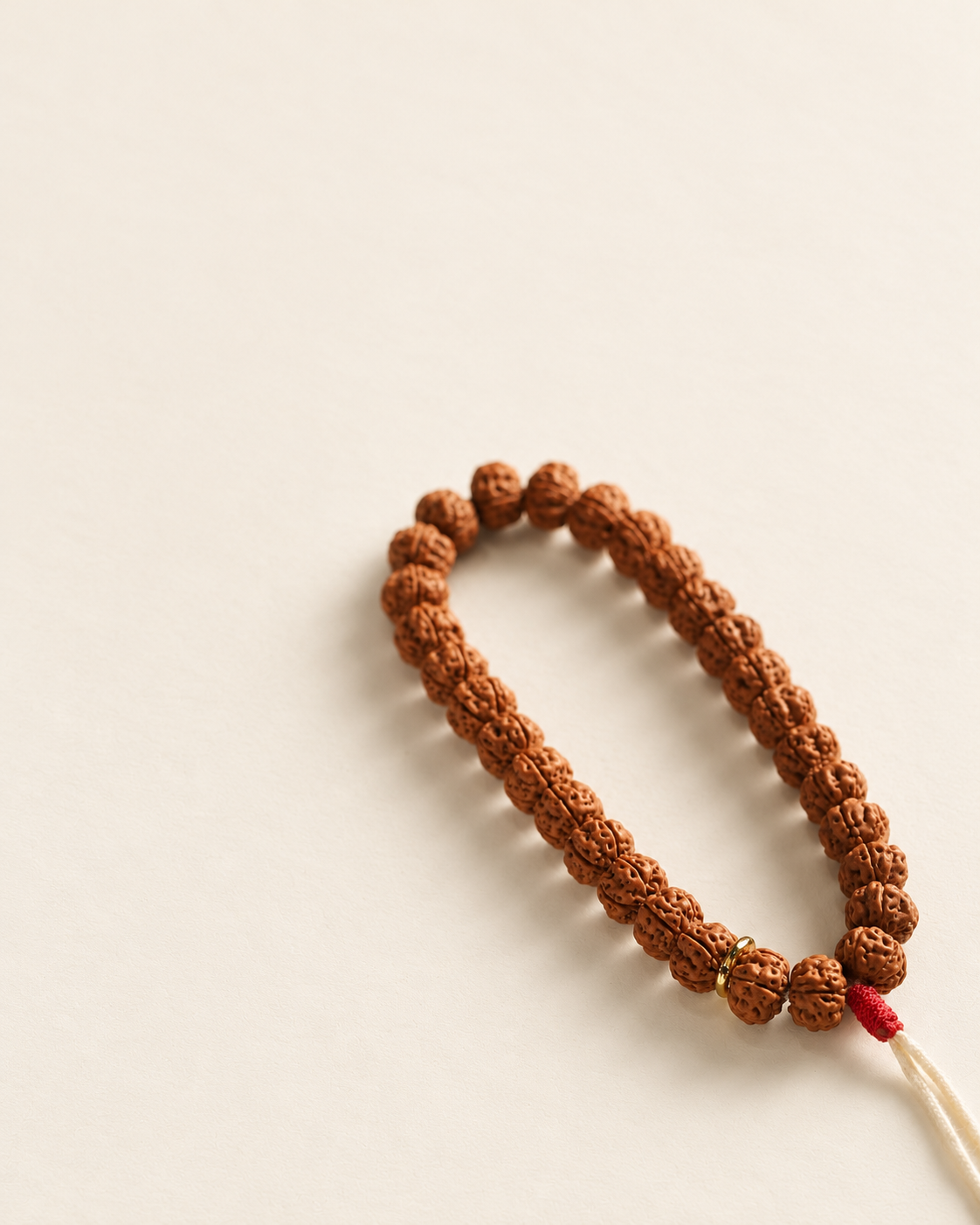 Rudraksha Strand, Natural Ridges — Selection One