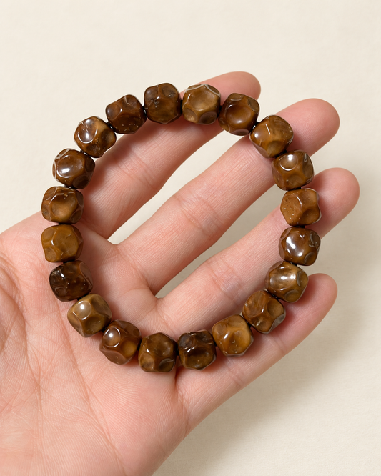 Kuke Bracelet, 10 mm Soft-Edged Beads — another angle