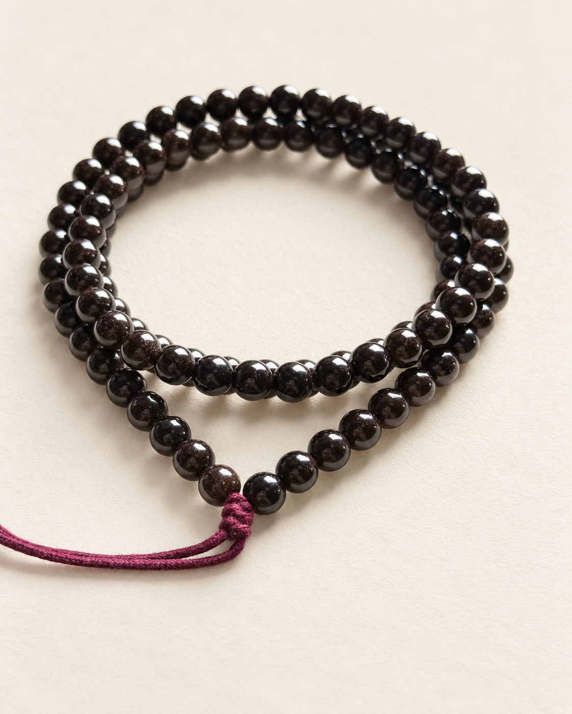 Coconut Bead Strand, 108 Round Beads