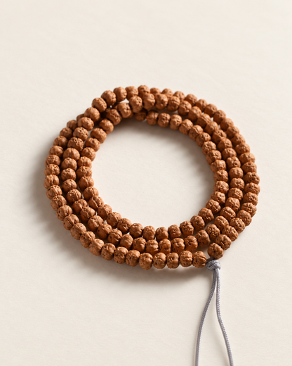 Rudraksha Strand, Small Lobed Beads