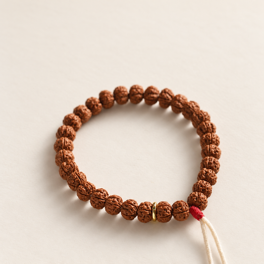 Rudraksha Strand, Small Dense Beads — another angle