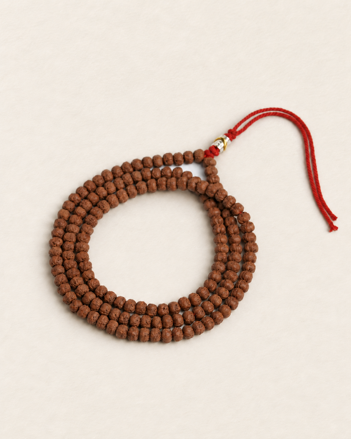Rudraksha Strand, Fine Lobed Beads